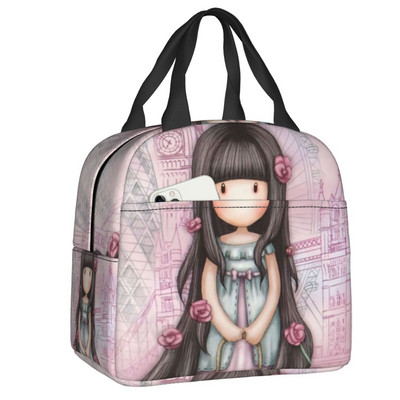 Santoro Gorjussi tärnide lõunakarp naistele Lekkimiskindel Anime Girl Cooler Soojusisolatsiooniga lõunakott Koolilapsed Õpilane