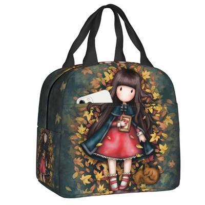 Santoro Gorjussi tärnide lõunakarp naistele Lekkimiskindel Anime Girl Cooler Soojusisolatsiooniga lõunakott Koolilapsed Õpilane