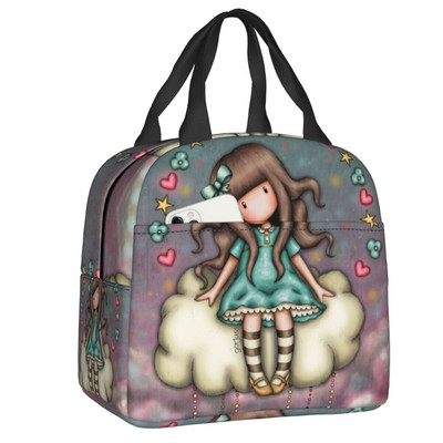 Santoro Gorjussi tärnide lõunakarp naistele Lekkimiskindel Anime Girl Cooler Soojusisolatsiooniga lõunakott Koolilapsed Õpilane