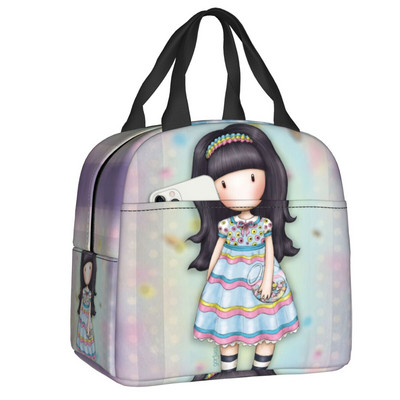 Santoro Gorjussi tärnide lõunakarp naistele Lekkimiskindel Anime Girl Cooler Soojusisolatsiooniga lõunakott Koolilapsed Õpilane