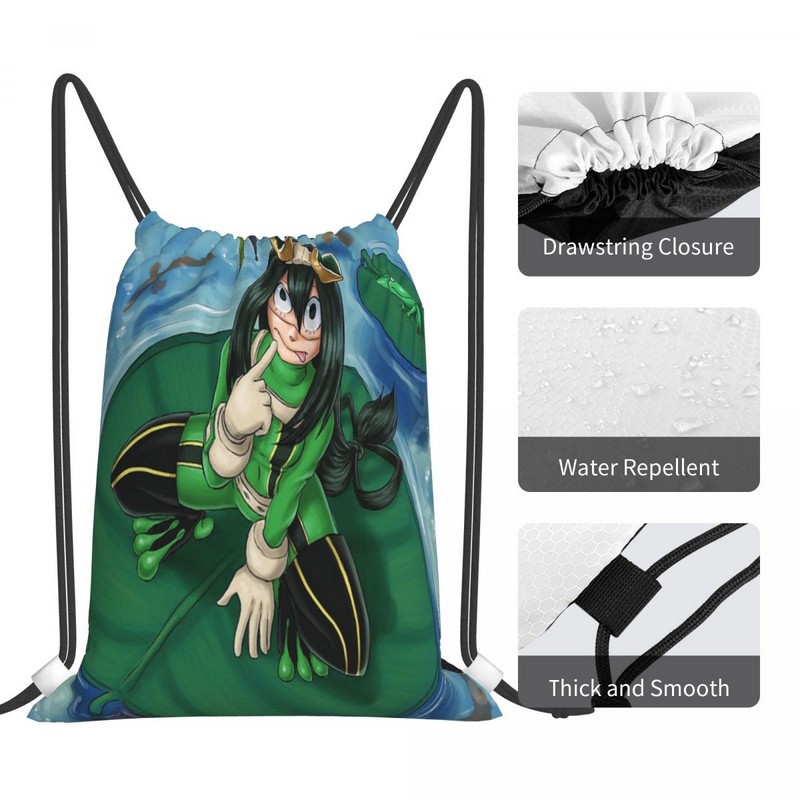 Froppy Sťahovacie Tašky Batohy Taška na topánky Šnúrkové Tašky Roztomilý batoh Sťahovacie Tašky Pre Deti