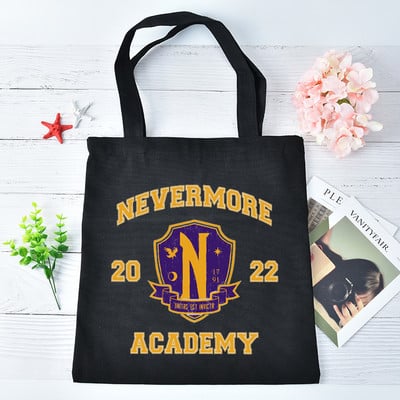 Wednesday Addams shopping bag shopper tote canvas shopping recycle bag shopper bag bolsas ecologicas jute sac cabas tote cabas