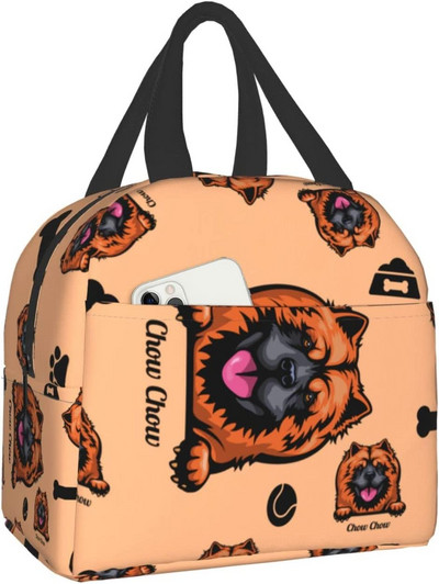 Jauki multfilmu čau čau maisiņi, atkārtoti lietojami uzkodu maisiņi pārtikas konteineri zēniem, meitenēm, vīriešiem, sievietēm, skola, darbs, ceļojumi, pikniks