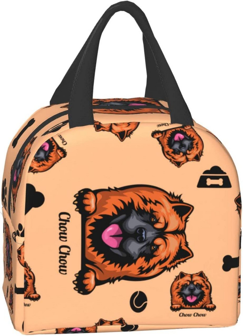 Jauki multfilmu čau čau maisiņi, atkārtoti lietojami uzkodu maisiņi pārtikas konteineri zēniem, meitenēm, vīriešiem, sievietēm, skola, darbs, ceļojumi, pikniks