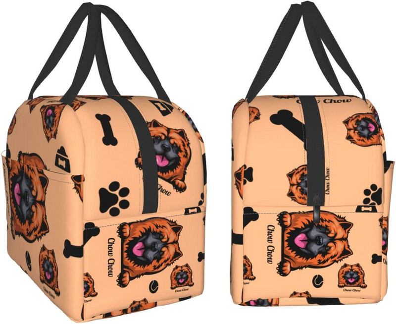 Jauki multfilmu čau čau maisiņi, atkārtoti lietojami uzkodu maisiņi pārtikas konteineri zēniem, meitenēm, vīriešiem, sievietēm, skola, darbs, ceļojumi, pikniks