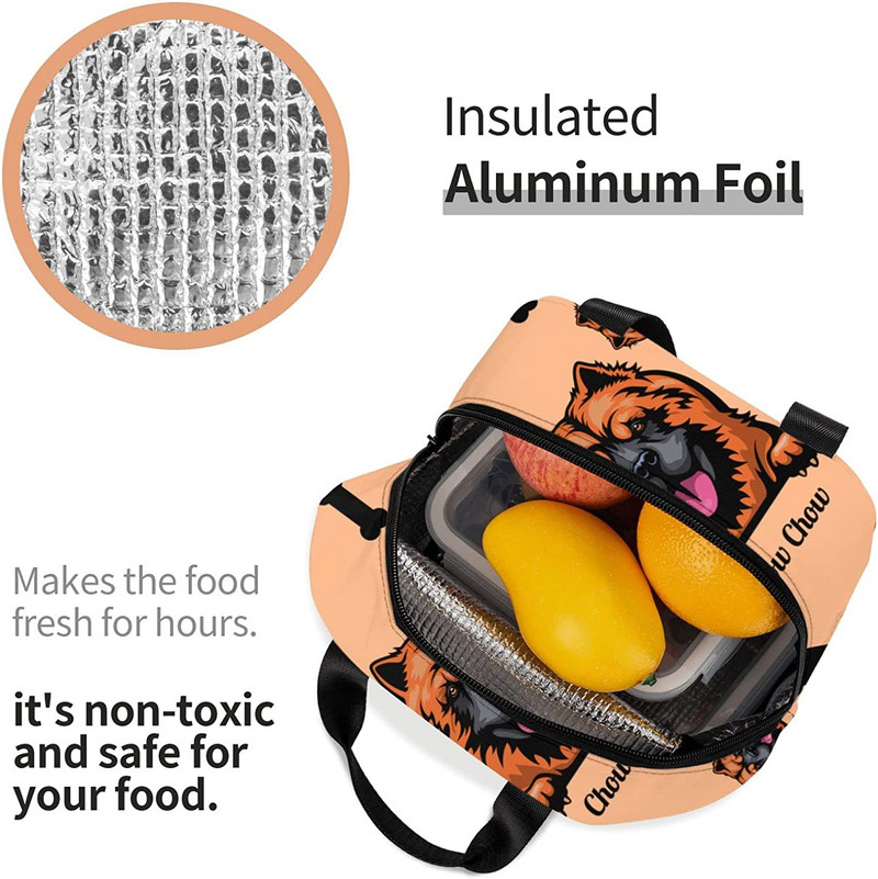 Jauki multfilmu čau čau maisiņi, atkārtoti lietojami uzkodu maisiņi pārtikas konteineri zēniem, meitenēm, vīriešiem, sievietēm, skola, darbs, ceļojumi, pikniks