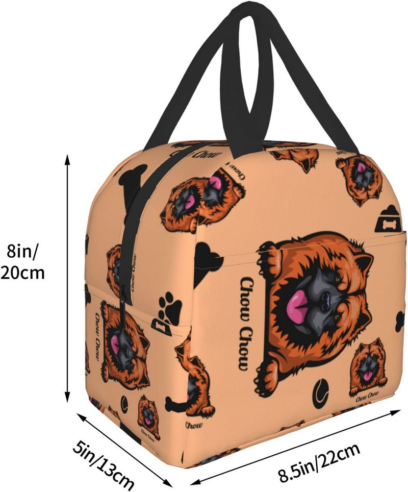 Jauki multfilmu čau čau maisiņi, atkārtoti lietojami uzkodu maisiņi pārtikas konteineri zēniem, meitenēm, vīriešiem, sievietēm, skola, darbs, ceļojumi, pikniks