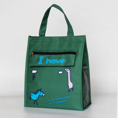 Geantă de prânz izolată de mare capacitate pentru femei Geanta frigorifică portabilă, impermeabilă, pentru picnic, pentru călătorie, recipient termic pentru alimente, pungi Bento