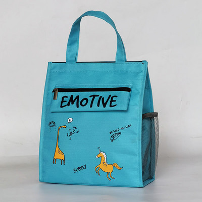 Geantă de prânz izolată de mare capacitate pentru femei Geanta frigorifică portabilă, impermeabilă, pentru picnic, pentru călătorie, recipient termic pentru alimente, pungi Bento