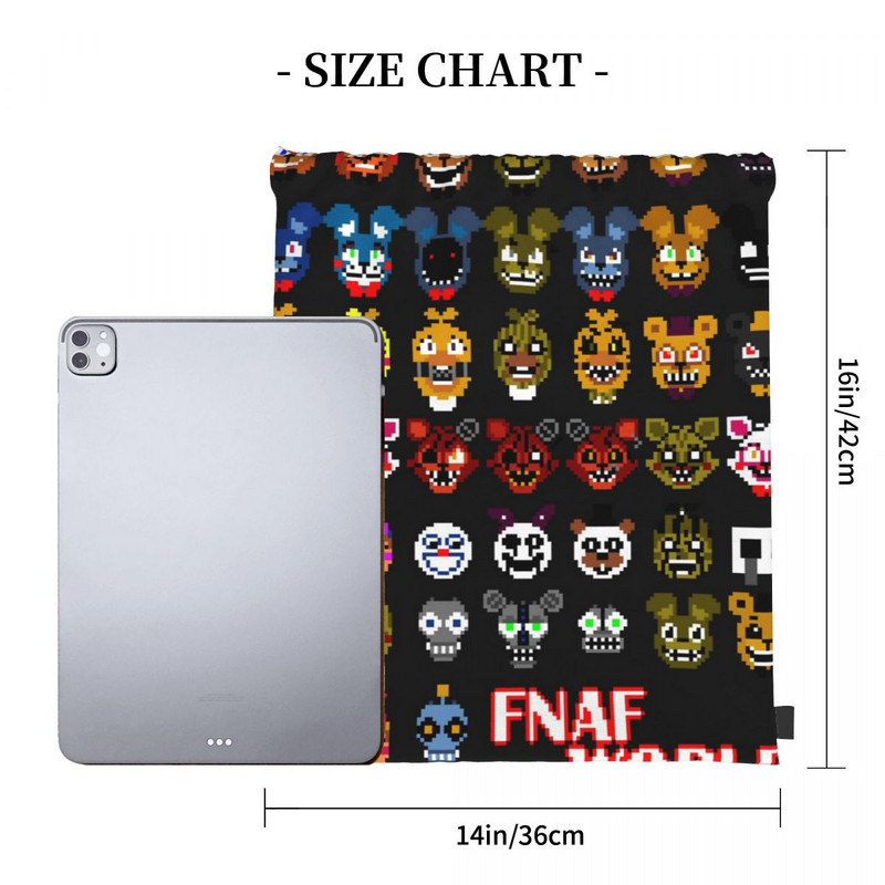 Fnaf World Torbe s uzicom Ruksaci Školska torba po narudžbi Torba na rame Torbe s uzicom