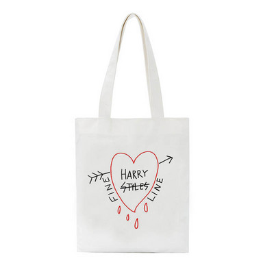 Neformalna platnena torba velikog kapaciteta Harry Style Pinstripe torba s patentnim zatvaračem Nova i zanimljiva ženska torba na rame Torbe za dostavu