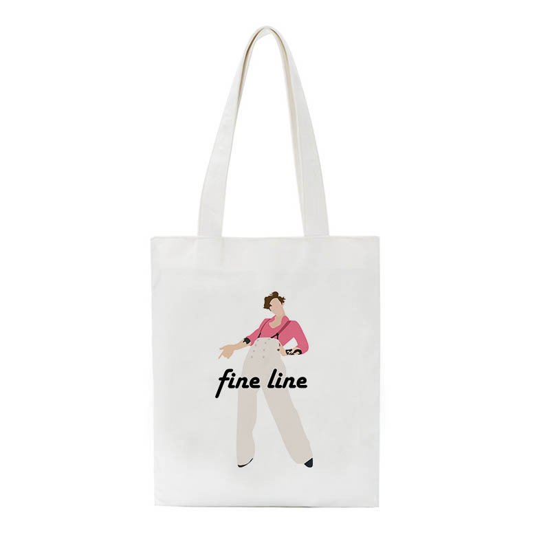 Neformalna platnena torba velikog kapaciteta Harry Style Pinstripe torba s patentnim zatvaračem Nova i zanimljiva ženska torba na rame Torbe za dostavu