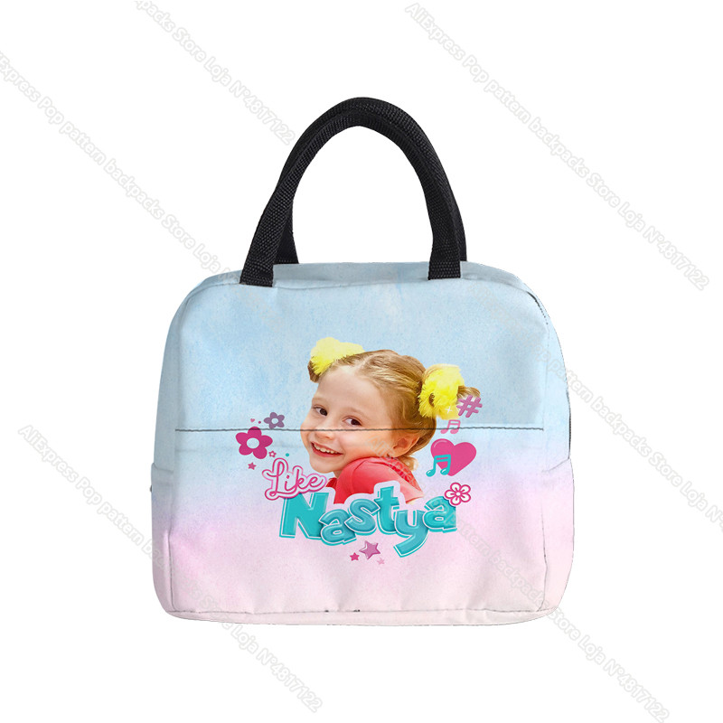 Kaip Nastya vandeniui atsparus pietų krepšys moterims, vaikams Vyrų aušintuvas priešpiečių krepšys Tote priešpiečių maišelis Izoliacinis paketas, nešiojamas