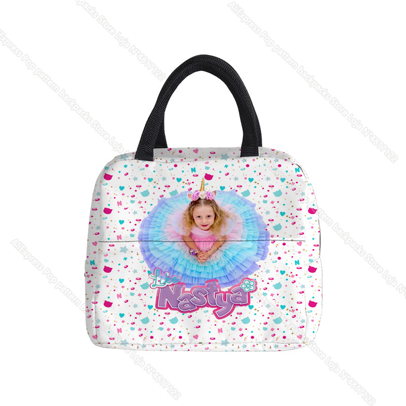 Kaip Nastya vandeniui atsparus pietų krepšys moterims, vaikams Vyrų aušintuvas priešpiečių krepšys Tote priešpiečių maišelis Izoliacinis paketas, nešiojamas