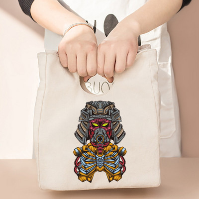 Termalna torba za ručak i večeru Organizator Mačji print na platnu Dječja škola Piknik Putna kutija za doručak Izolirane ručne torbe za hranu Torbe za hlađenje