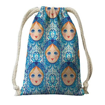 Bandă de imprimare digitală de pânză de călătorie pânză set rusesc model bebeluș rucsac rucsac geantă de călătorie