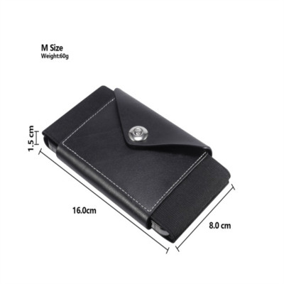 Láthatatlan lopásgátló sztreccs övtáska divatos férfi többfunkciós kis deréktáska bőr övcsomag pénztárca érme pénztárca