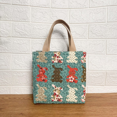 Genți de prânz din pânză cu izolare termică, drăguț, desene animate, munca școlară, geantă de mână pentru depozitarea alimentelor pentru femei, husă de picnic în aer liber