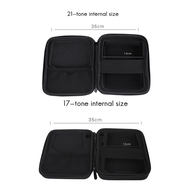 Kalimba Case Thumb Piano Box Bag Ūdensizturīgs Triecienizturīgs Perkusijas Tastatūras Mūzikas instrumentu daļa