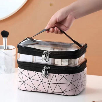 Νέα τσάντα πολλαπλών χρήσεων Travel Clear Makeup Organizer Ταξιδιωτικού Μακιγιάζ Μεγάλης χωρητικότητας Αδιάβροχα Θήκες Μακιγιάζ Beauty Storage