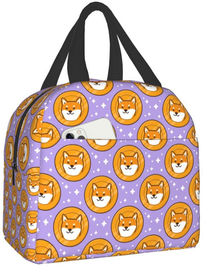 Japāņu šķirnes Kawaii suns shiba inu pusdienu kaste Bento Box izolētas pusdienu kastes atkārtoti lietojamas ūdensnecaurlaidīgas pusdienu somas pārgājienu pludmalē