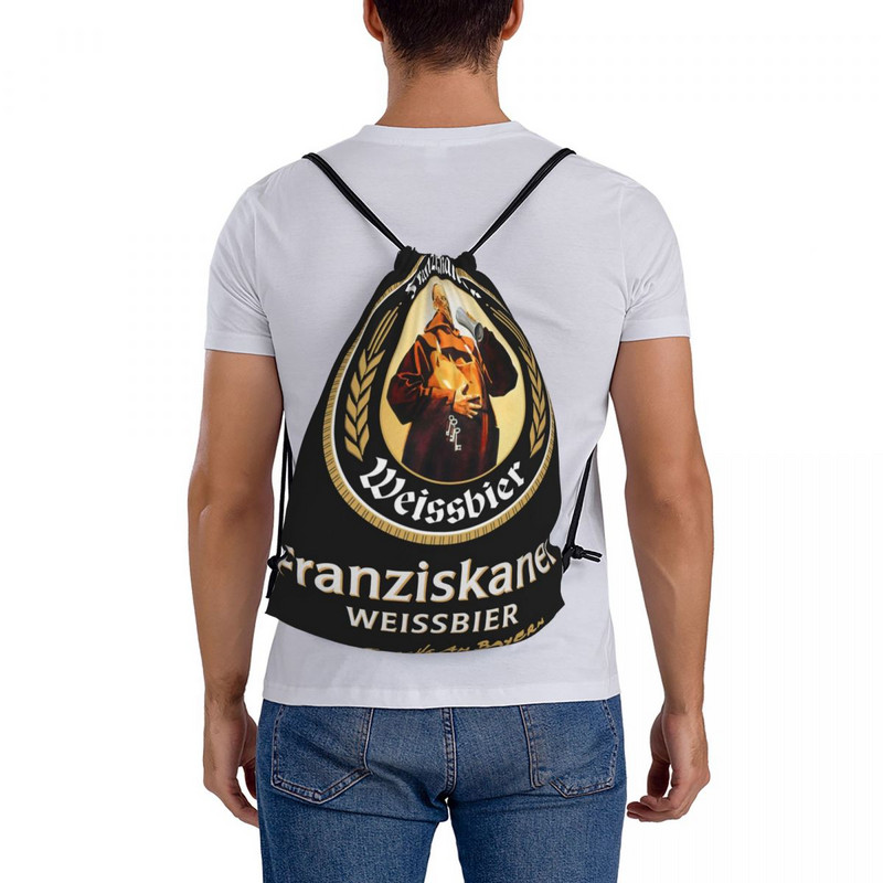 Franziskaner Weissbier 1 Genți cu șnur Rucsaci Rucsacuri Geanta Kawaii Rucsac pentru bărbați Rucsac pentru copii