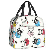 Kutija za ručak francuskog buldoga Ženske višenamjenske ljubavnice Francuza Hladnjak Termo izolirana torba za ručak Školska djeca Studenti