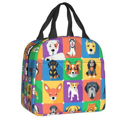 Kutija za ručak francuskog buldoga Ženske višenamjenske ljubavnice Francuza Hladnjak Termo izolirana torba za ručak Školska djeca Studenti