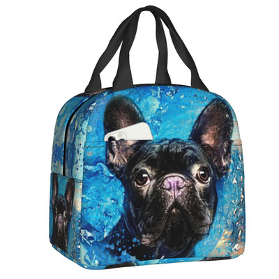 Kutija za ručak francuskog buldoga Ženske višenamjenske ljubavnice Francuza Hladnjak Termo izolirana torba za ručak Školska djeca Studenti