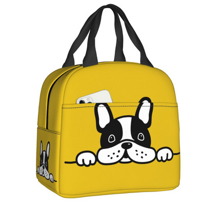 Kutija za ručak francuskog buldoga Ženske višenamjenske ljubavnice Francuza Hladnjak Termo izolirana torba za ručak Školska djeca Studenti