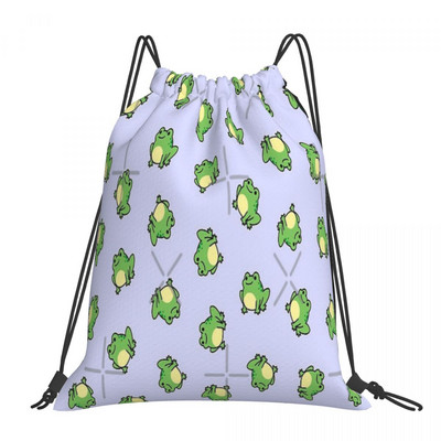 Broasca 2 Genti cu Snur Rucsacuri Geanta Fete Geanta Femei Genti Pentru Fete Geanta Mica Tesatura