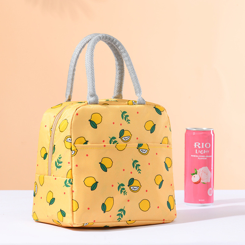 Geantă portabilă cutie de prânz geantă de prânz la modă ieși la rece portabilă pentru picnic în aer liber geantă portabilă de prânz geantă groasă din folie de aluminiu