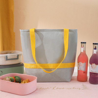 Modna izolirana torba za ručak velikog kapaciteta Oxford tkanina Termalne rashladne torbe za piknik Bento kutija za hranu Spremnik za pohranu Ručne torbe