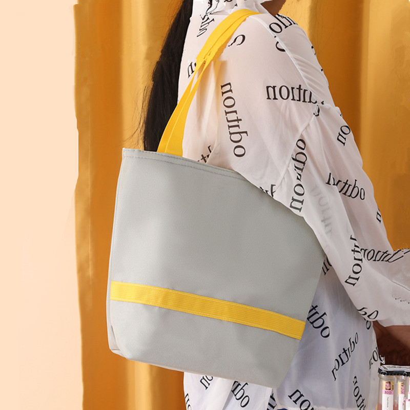 Divat nagy kapacitású szigetelt ebédlőtáska Oxford textilből készült termikus piknik hűtőtáskák Bento élelmiszerdoboz tároló konténer kézitáskák