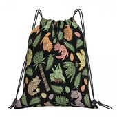 Jurassic Cats Tamsūs raišteliai Krepšiai Kuprinės Batų Krepšys Mokyklinis Krepšys Kuprinė Krepšys Virvelė Vyriška