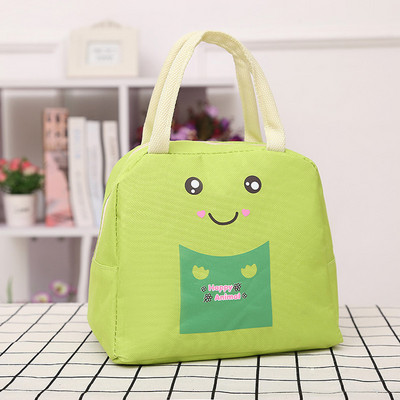 Genți de prânz din pânză cu desene animate pentru copii, fete, băieți, portabil, termoizolator, cutie de prânz Bento, saci de depozitare pentru picnic.