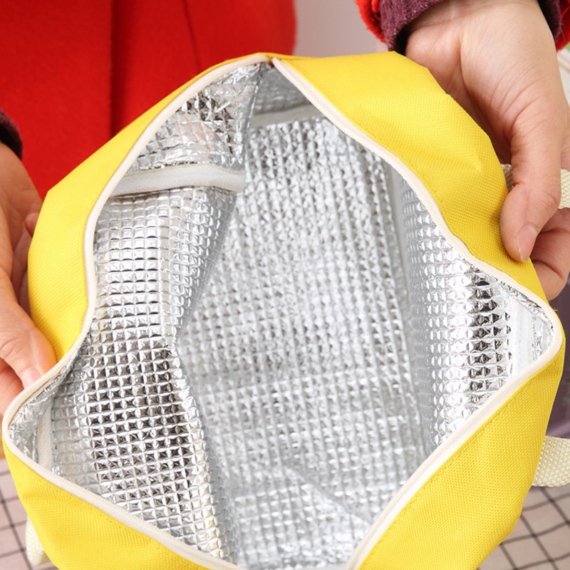 Genți de prânz din pânză cu desene animate pentru copii, fete, băieți, portabil, termoizolator, cutie de prânz Bento, saci de depozitare pentru picnic.