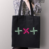 Krean Style Txt Shopping Bag Platnene torbe Shopper Security Night Jute Bag Sklopiva torba Shopper platnena torba za višekratnu upotrebu