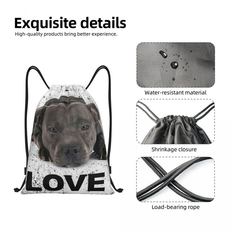 Batoh so šnúrkou pre psov, športová taška do posilňovne pre ženy a mužov, EBT Cute Love Training Bagpack