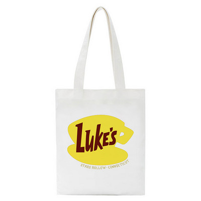 Gilmore Girls Graphic Print Shopper Casual Packge Pirkinių krepšiai Rankinė Didelės talpos krepšys pečių krepšiai Ecobag Daugkartinio naudojimo