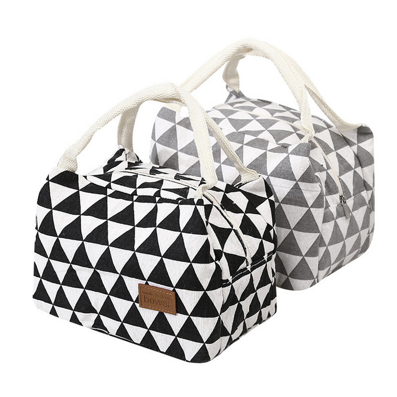 Cutie de prânz izolată termic Geantă portabilă pentru prânz Geanta frigorifică Bento Husă Container pentru prânz Geanta pliabilă pentru prânz Lancheira
