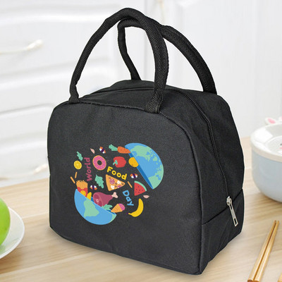 Geantă de transport pentru prânz Genți portabile termoizolante pentru femei, copii, excursii la școală, prânz, picnic, cină, răcitor pentru alimente, genți de mână din pânză