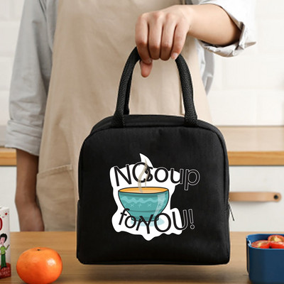 Geantă de transport pentru prânz Genți portabile termoizolante pentru femei, copii, excursii la școală, prânz, picnic, cină, răcitor pentru alimente, genți de mână din pânză