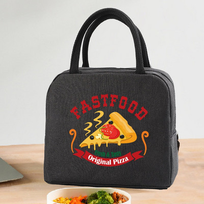 Geantă de transport pentru prânz Genți portabile termoizolante pentru femei, copii, excursii la școală, prânz, picnic, cină, răcitor pentru alimente, genți de mână din pânză