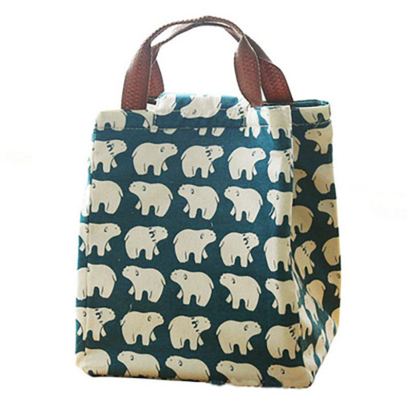 Izoliuoti terminiai maisto pikniko pietų krepšiai moterims, vaikams, vyrams, priešpiečių dėžutėms, madingoms moterims