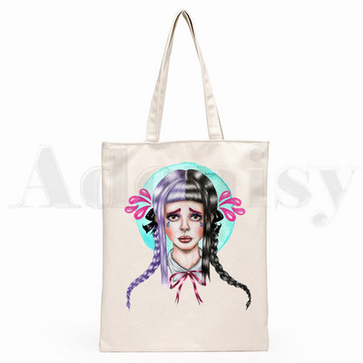 Melanie Martinez Kpop Letné grafické estetické grafické kreslené potlače Nákupné tašky Dievčenská móda Ležérne balenie Kabelka