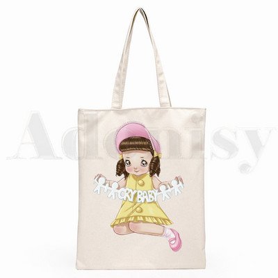 Melanie Martinez Kpop Letné grafické estetické grafické kreslené potlače Nákupné tašky Dievčenská móda Ležérne balenie Kabelka