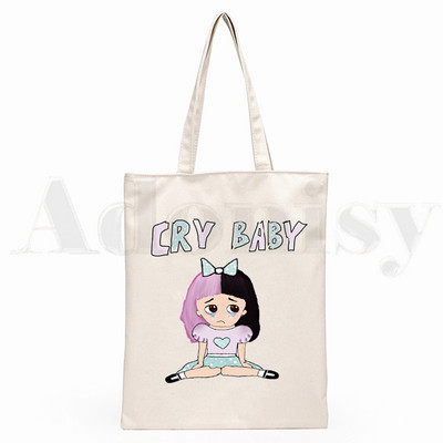 Melanie Martinez Kpop Letné grafické estetické grafické kreslené potlače Nákupné tašky Dievčenská móda Ležérne balenie Kabelka