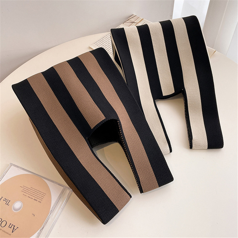 Meiteņu maza mezgla rokas soma Modes trikotāžas rokassomiņa Ikdienišķa soma studentiem Moderna svītru rūtainā soma Sieviešu atkārtoti lietojamas iepirkumu somas