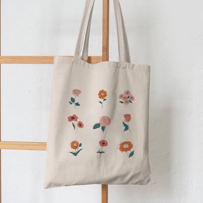 Femei Shopper Antisocial Butterfly Cumpărături Canvas Shopper Geanta fetiță Geanta de mână Tote Umăr Lady